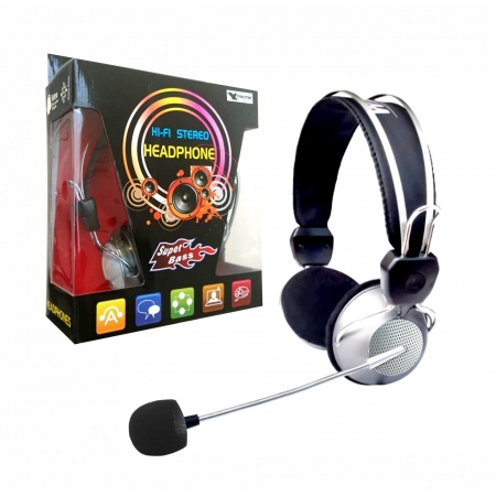 Auriculares Vincha Con Cable Micrófono Hifi Sound Super Bass