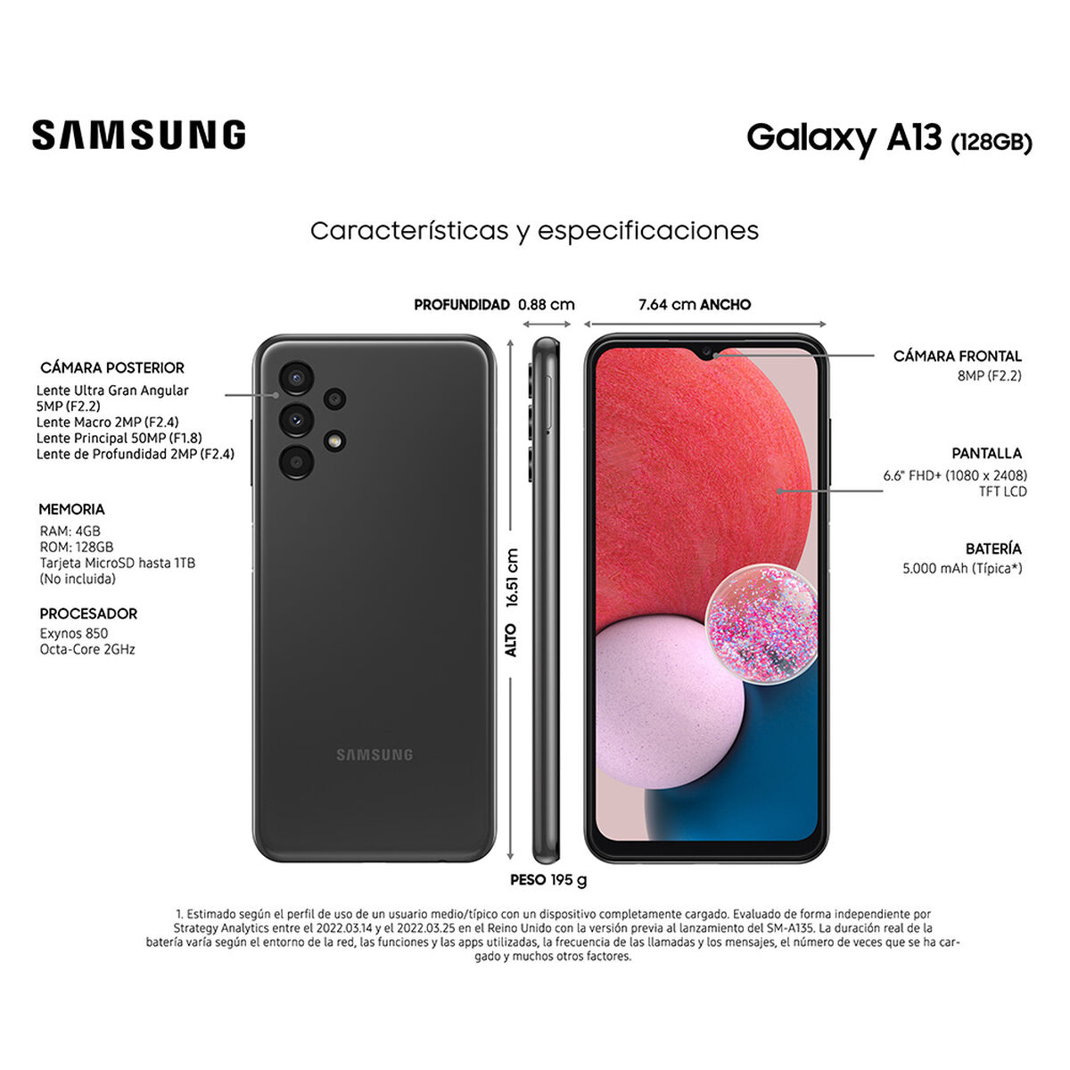 Nuevos Samsung Galaxy A23 y Galaxy A13, características, precio y ficha  técnica