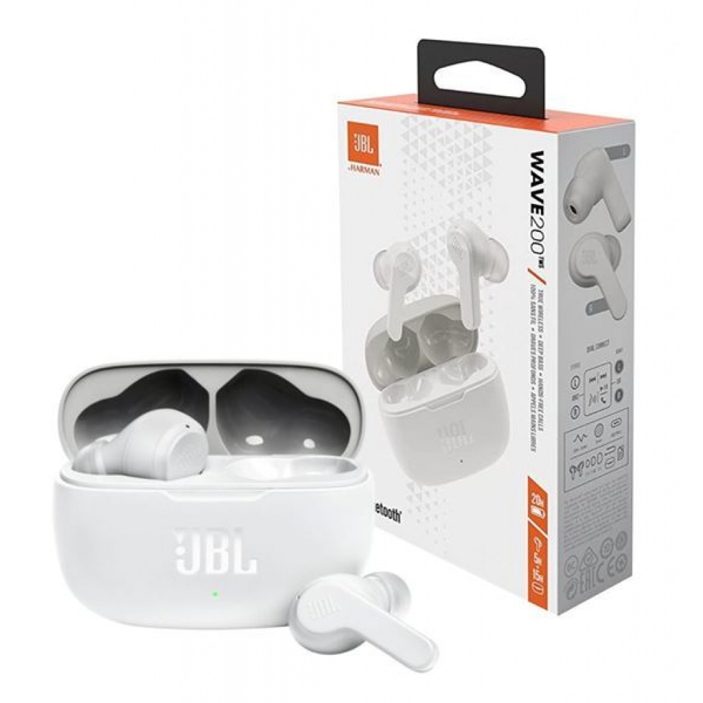 Auriculares Inalámbricos con Caja de Carga JBL Wave 200TWS