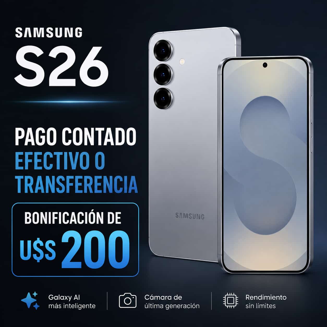 Celular Samsung «Galaxy s26»-01 promo
