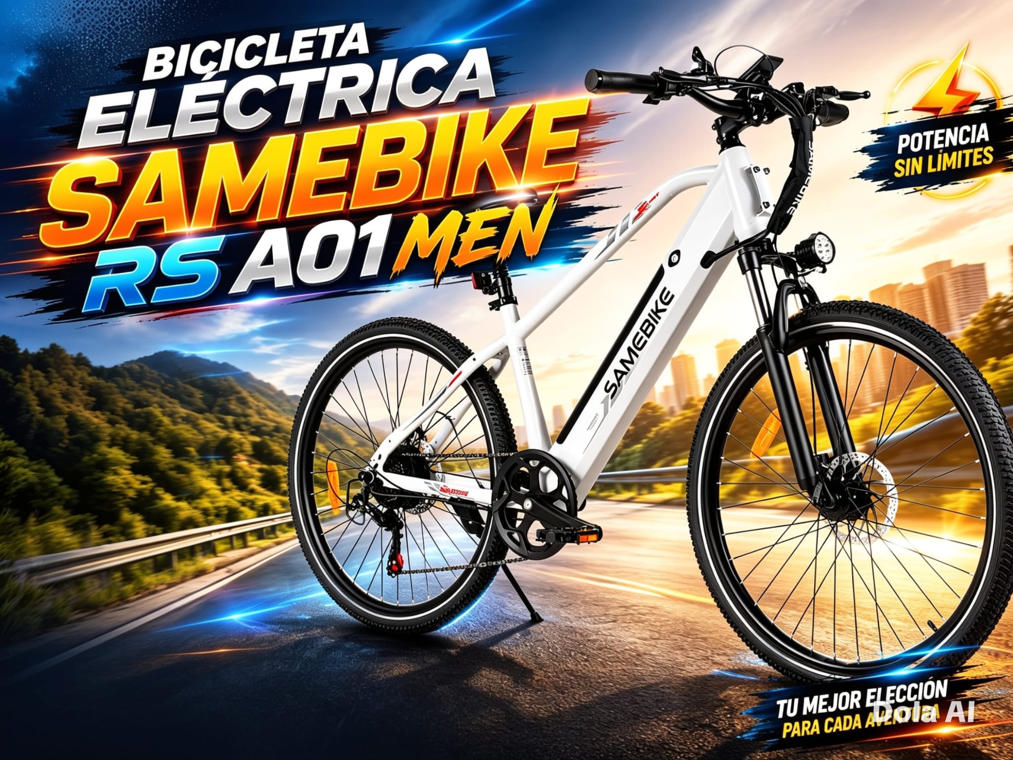 Bicicleta Electrica Samebike «RS A01 Men»-01