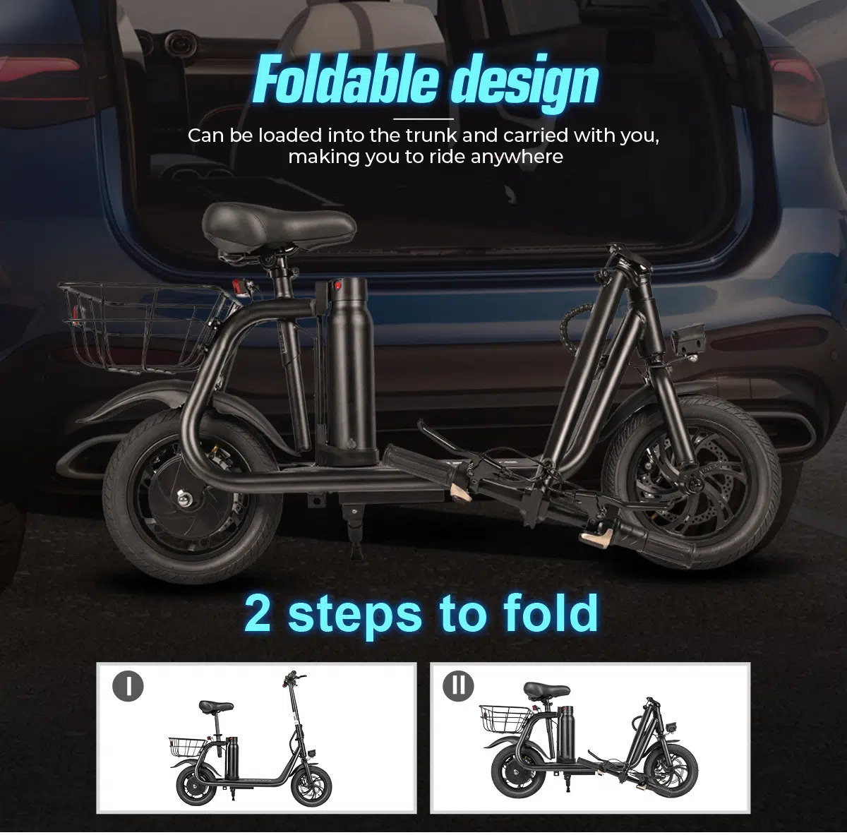 Bicicleta Electrica Samebike «SM-CO2»-06